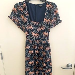 Madewell Floral Midi Dress
